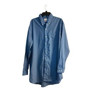 Women's Swimsuit Coverup Button Down Cover up Dress Shirt, blue size XXL